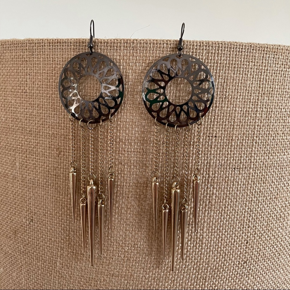 Large Boho Style Earrings